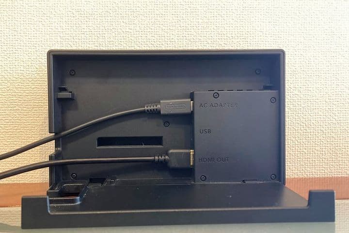 Switchドック背面の様子