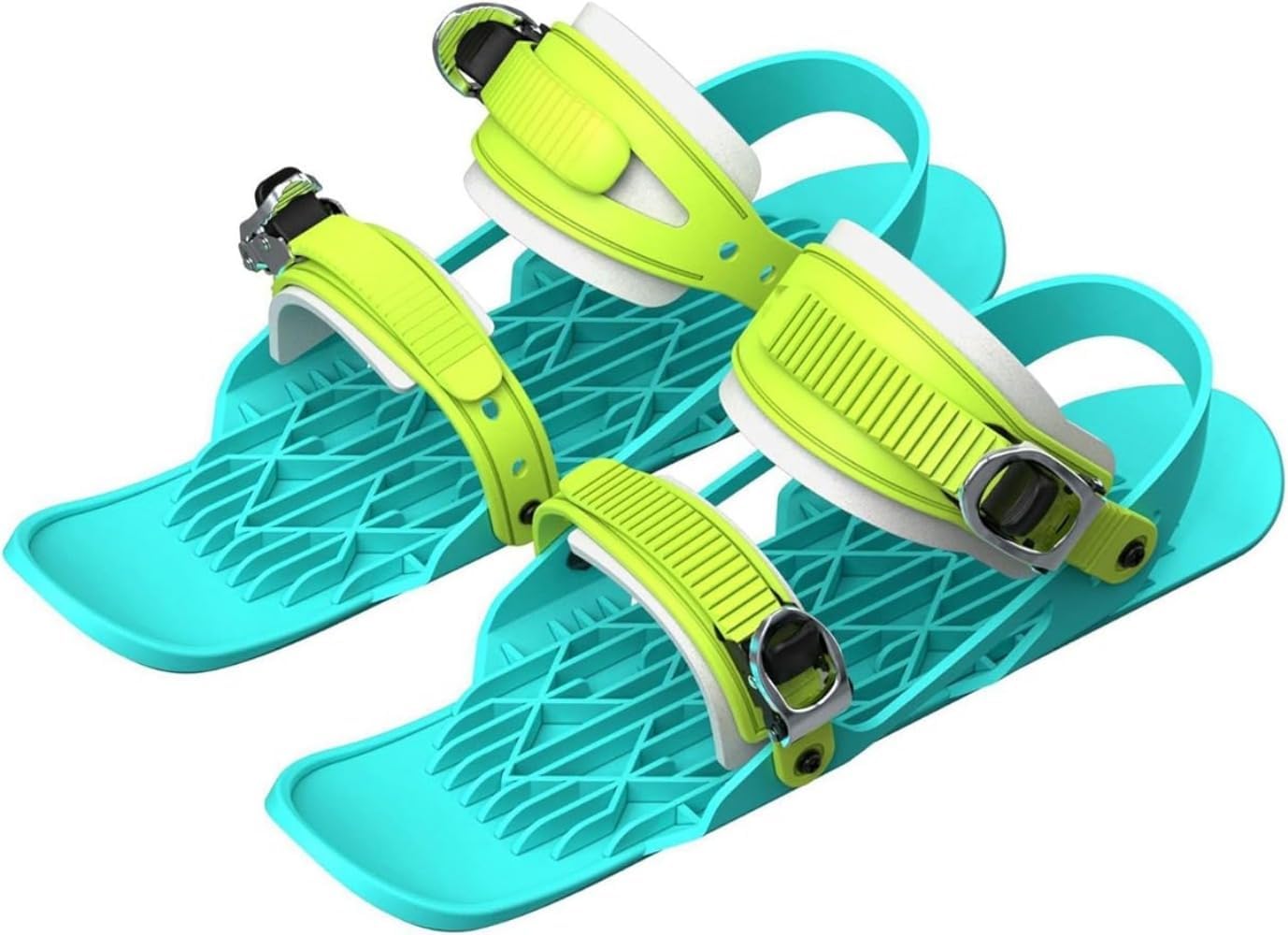 スケートのように雪原を滑る超短いショートスキー「Snowfeet PRO