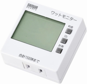 【ほげほげ】　エアコン　消費電力　削減　アダプター　節電　エコ　家電　PC ワットチェッカー、おすすめ8選 エアコンの消費電力チェックにも