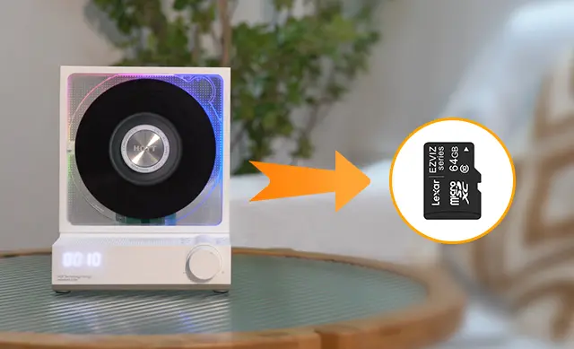 目と耳で楽しめる！ スピーカー内蔵のCDプレーヤー「HOTT