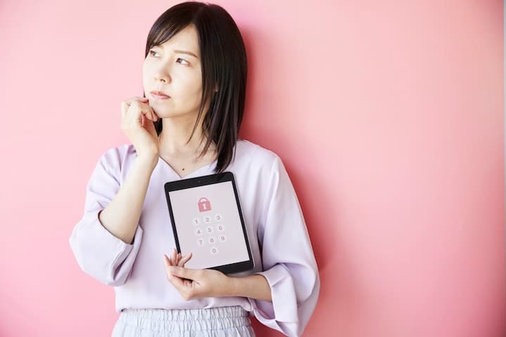iPadのパスコードを忘れたイメージ