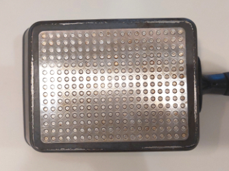 きれいになったフライパンの裏側