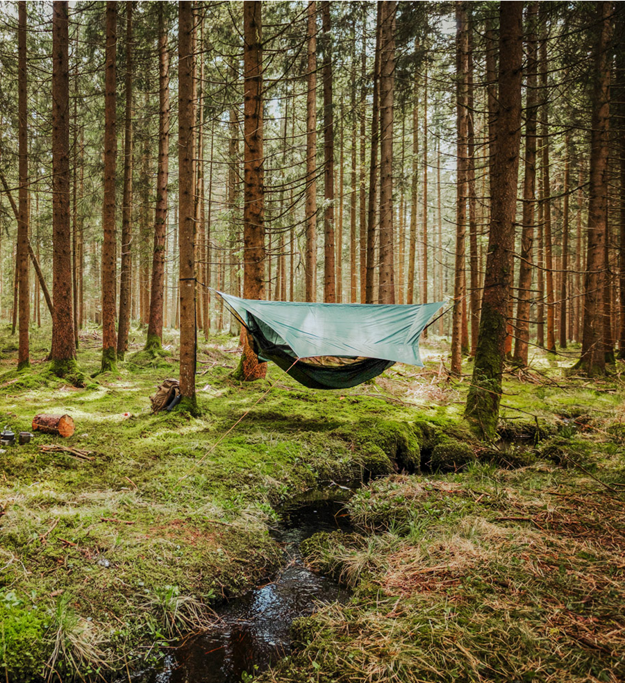 【未使用品】ハンモックCONRAN SHOP コンランショップで購入 シングル ソロキャンに最適？キャンプ用ハンモック「Traveller Camp」 - bouncy