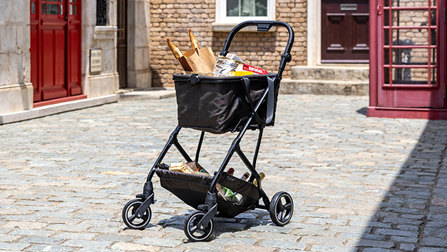 爆買いしたい時に！ 耐荷重35kgの折りたたみ式キャリーカート