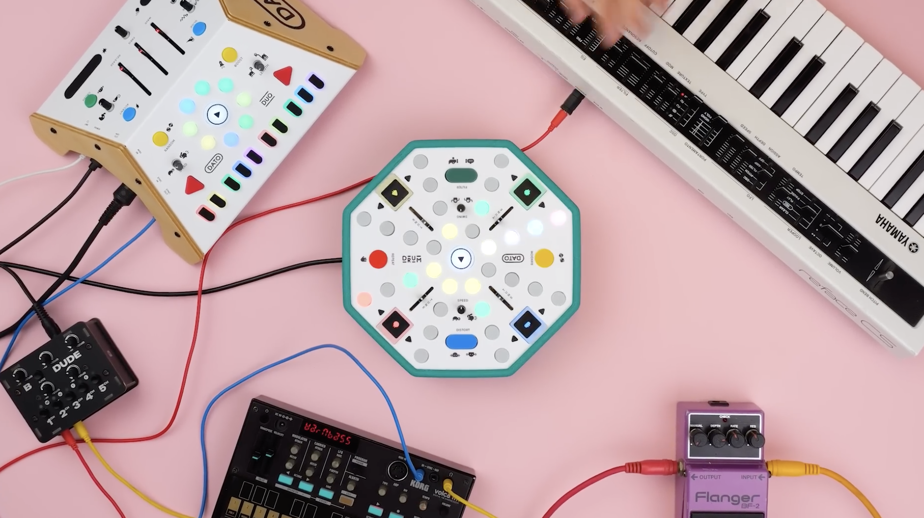 DATo DUO シンセサイザー ホワイト（Dato Musical Instruments