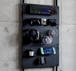 [山善] 突っ張り パーテーション 有孔ボード マグネット対応