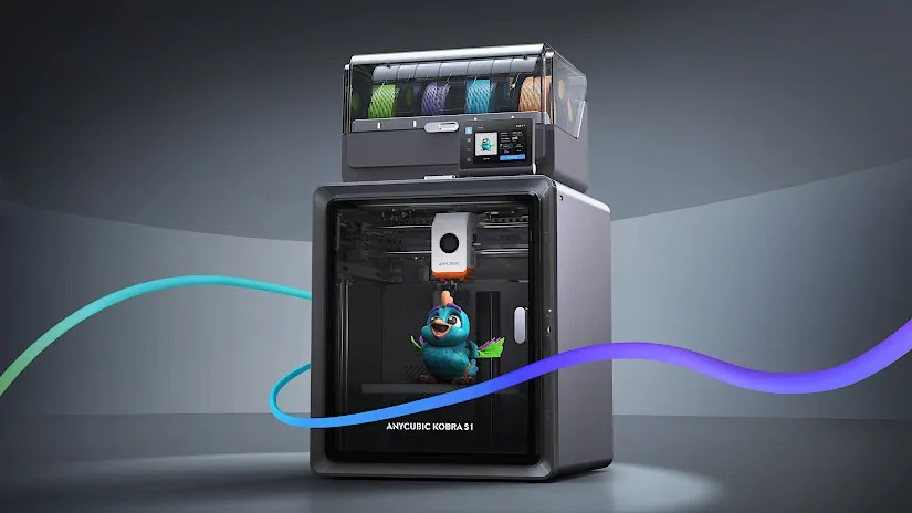 Anycubic ACE Pro Kobra S1 対応 4色印刷 4色印刷が楽しい！ マルチカラー対応3Dプリンター「Kobra S1 Combo
