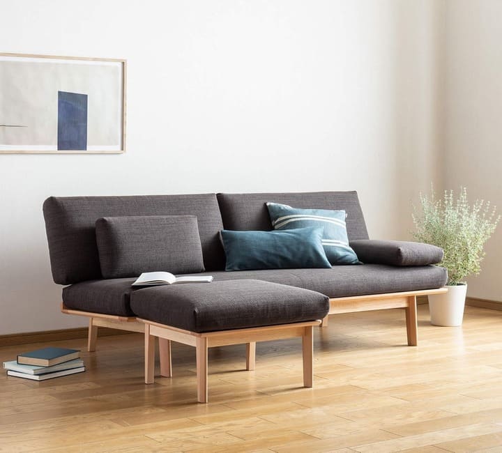 70年代【カリモク】チェック柄クッションのみ