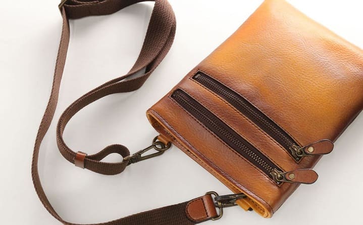 [Jamale] サコッシュ メンズ 小さめ 牛革