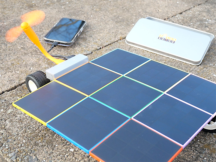 ソーラーブリック　9枚セット　第二弾 Amazon | SolarBrick ソーラーパネル ポータブル充電器 9枚