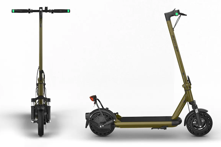 オートクルーズ機能でスイスイ。折りたたみ式電動キックボード