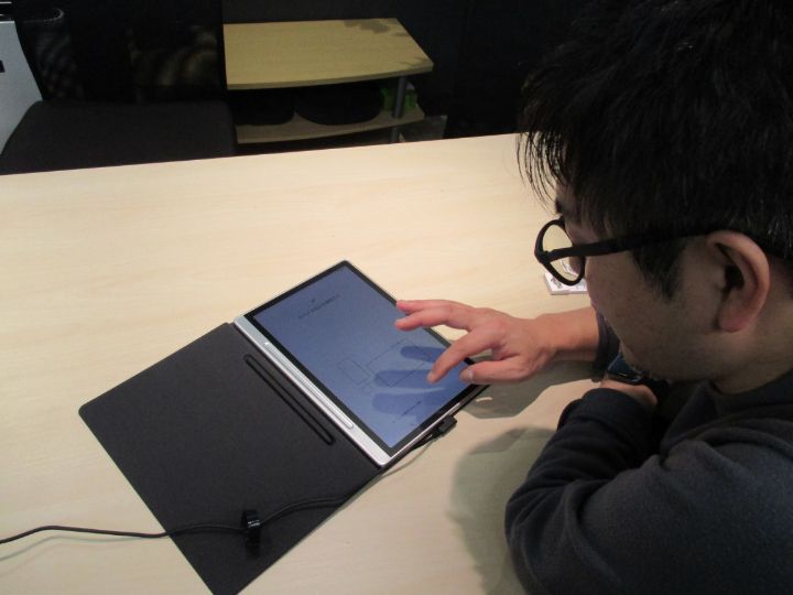 Magic Note Padを設定する様子