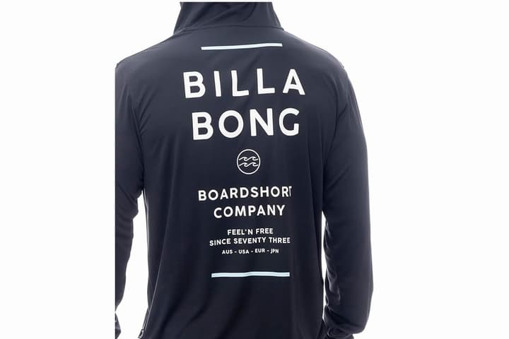 [ビラボン] メンズ RASH ZIP HOOD ジップラッシュガード