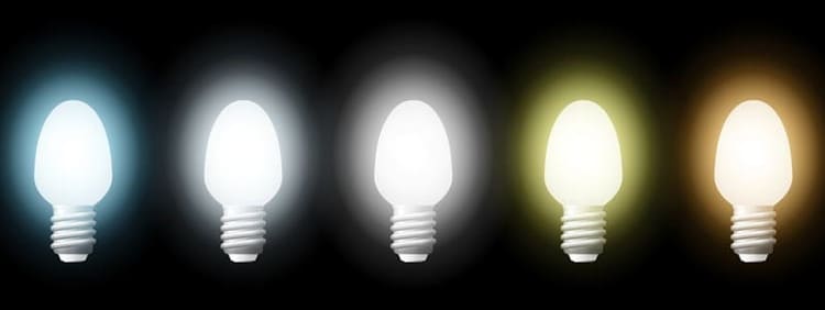 電球の色の違い説明図