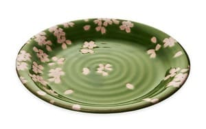 桜柄の丸皿