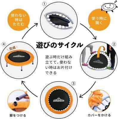 折りたたみ式トランポリン