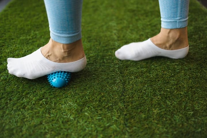 フットローラーを使用するイメージ