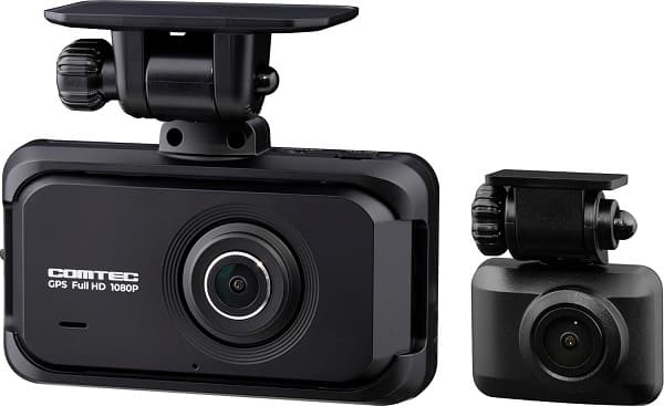 コムテック 前後2カメラ ドライブレコーダー ZDR055の画像