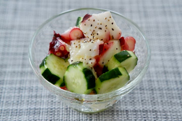 タコときゅうりのマリネ