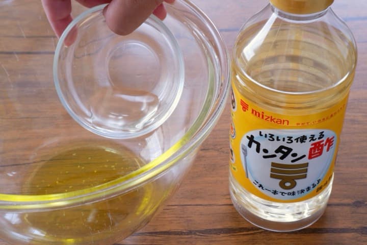 カンタン酢とオリーブオイル