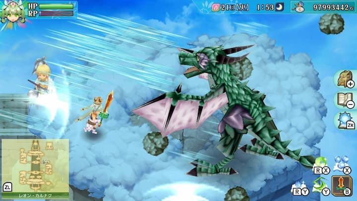 ルーンファクトリー4スペシャル　プレイ画像