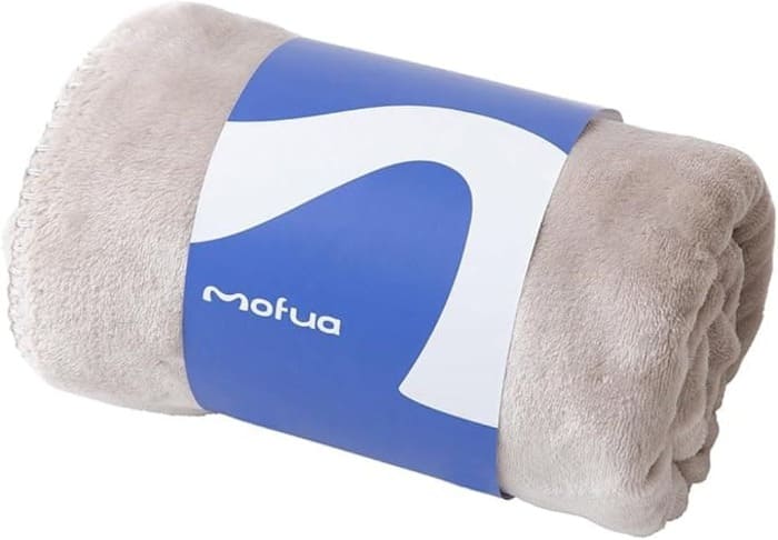 AQUA (アクア) mofua (モフア) ひざ掛けマイクロファイバー