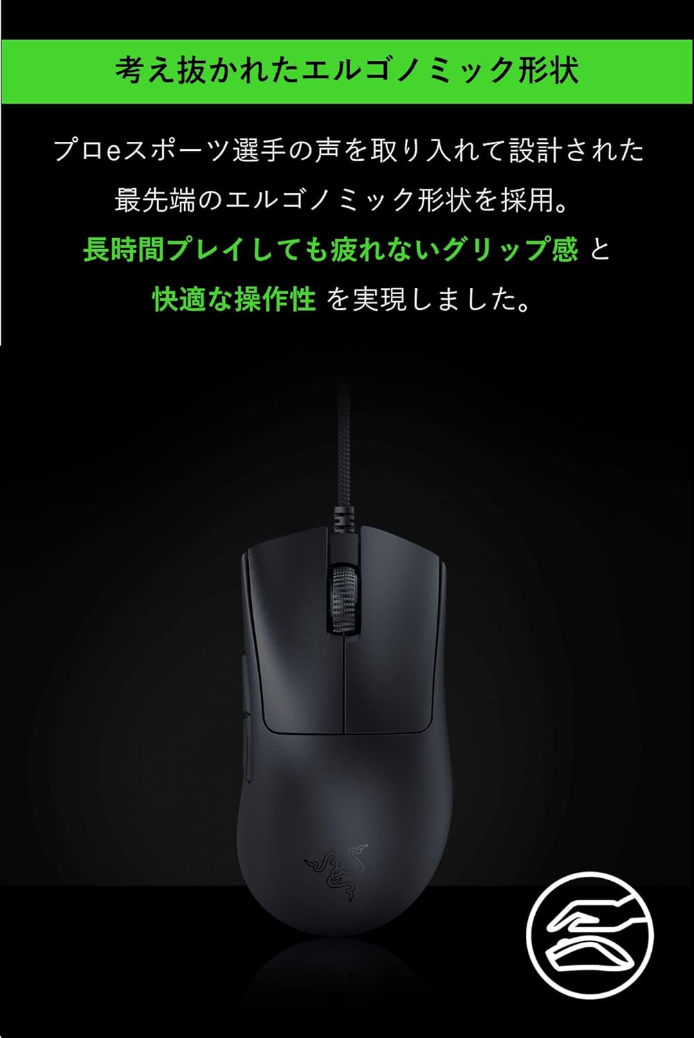Razer DeathAdder V3の画像