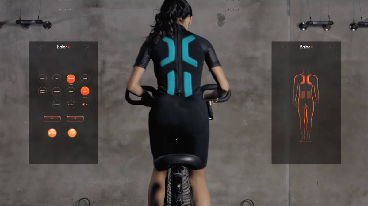 これぞ未来のトレーニング 電気信号で筋肉を活性化するハイテクスーツ Balanx Bouncy バウンシー