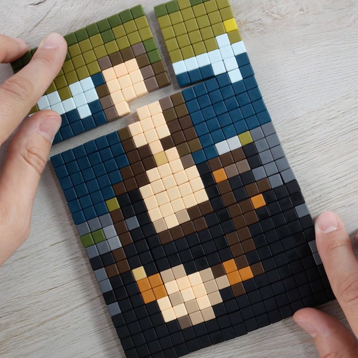 小型ブロックでピクセルアート？ 磁石で自由に組み立てられるブロック「PIXL」