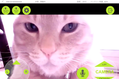 移動して部屋の様子を見られるお留守番カメラ『ilbo』