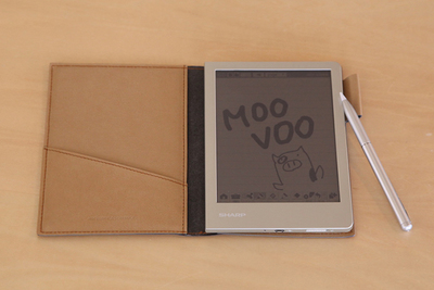 メモは増やせど荷物は軽く！ SHARPの電子ノート