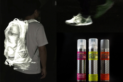 夜道に出ても安全！光を反射するスプレー『Albedo100（アルベド100）』