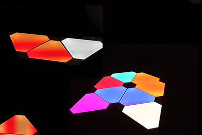 自分好みの”形”・”色”に変化できる照明「オーロラライト」