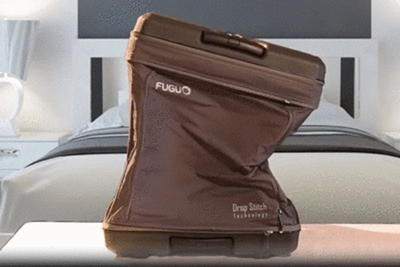 折りたためるスーツケース!?「FUGU LUGGAGE」