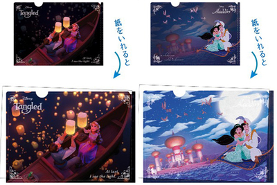 魔法？トリック？紙を入れると背景が浮かび上がるクリアファイル！