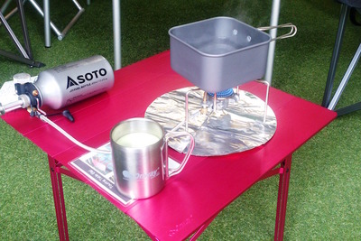 アウトドア必見！！登山用バーナーでお茶しませんか？