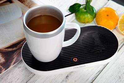 一年中飲み物をおいしい温度で楽しめる。デスクトップ冷熱カップ「PT-501」