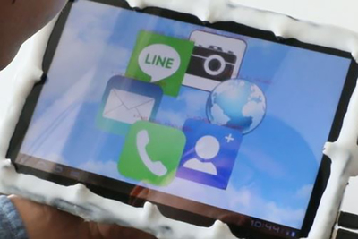 まるで風車のように！息を吹きかけるだけで操作できる『フーフータブレット』