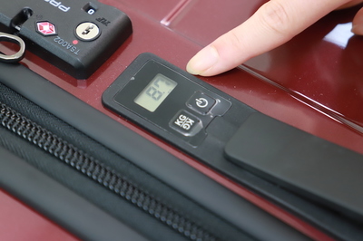 空港での重量オーバーとはさよなら！　持ち上げるだけで重さが測れるスーツケース『プロテカ スタリアV スケール』