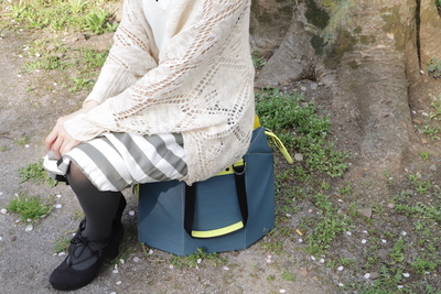 いつでもどこでも座れる！『Seatbag(シートバッグ)』