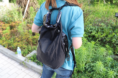 衣類を洗濯できるリュック「スクラバステルスパック」