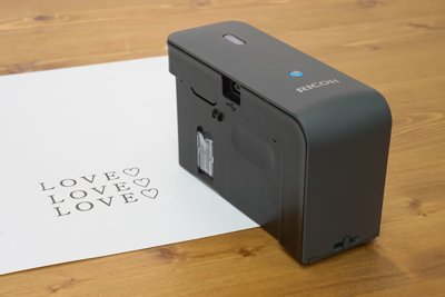色んな場所に手軽に印字！『RICOH Handy Printer』