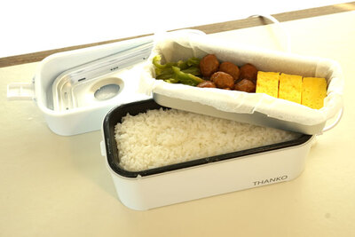 お弁当箱で出来立てのご飯とおかずが食べられる『2段式超高速弁当箱炊飯器』【半歩未来のライフスタイル】