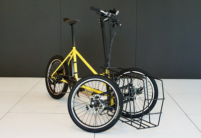 前2輪で安定感バツグンの電動3輪noslisu(ノスリス)、バイクのKawasakiが開発