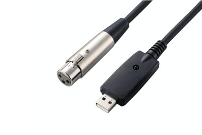 パソコンに直結！簡単に「宅録」　USBケーブルをエレコムが発売