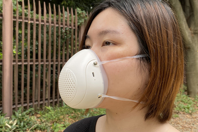 PM2.5をろ過できる！ファン内蔵マスク『ナノブリーズ』【半歩未来のライフスタイル】