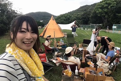 丸山県民サンビーチで女子キャンプ！無料＆施設充実の人気スポット【natsuとキャンプに行こう！#2】