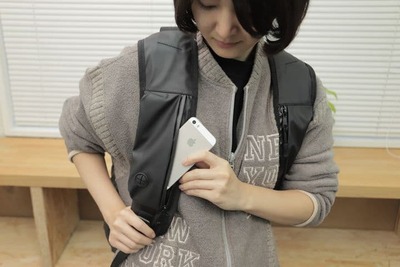 背負ったまま財布もスマホも取り出せる！収納力抜群『ポケットバックパック』