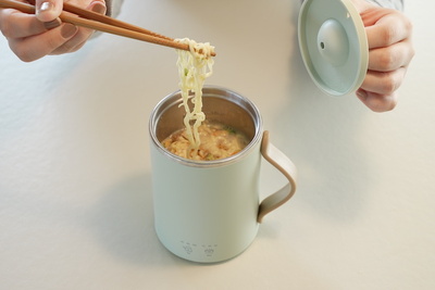 調理できるマグカップ！沸かす・煮る・保温がこれ一台で『COOK MUG』【半歩未来のライフスタイル】