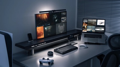 電源＆PCドックで作業効率を爆上げするモニタースタンド「Hexcal Studio」